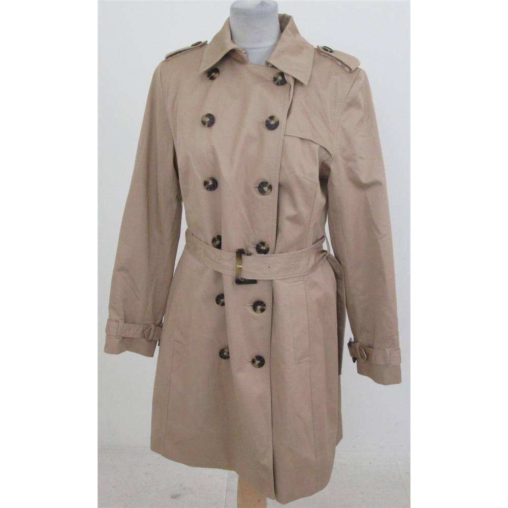 M&S Marks & Spencer size: 14 light brown coat | Oxfam GB | Oxfam’s ...