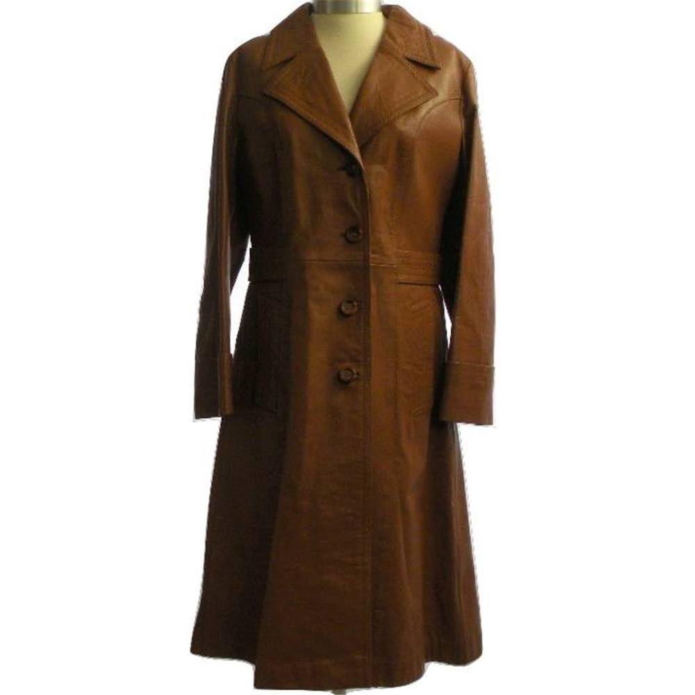 Suede & Leathercraft Limited - Size: 14 - Brown - Casual jacket / coat ...