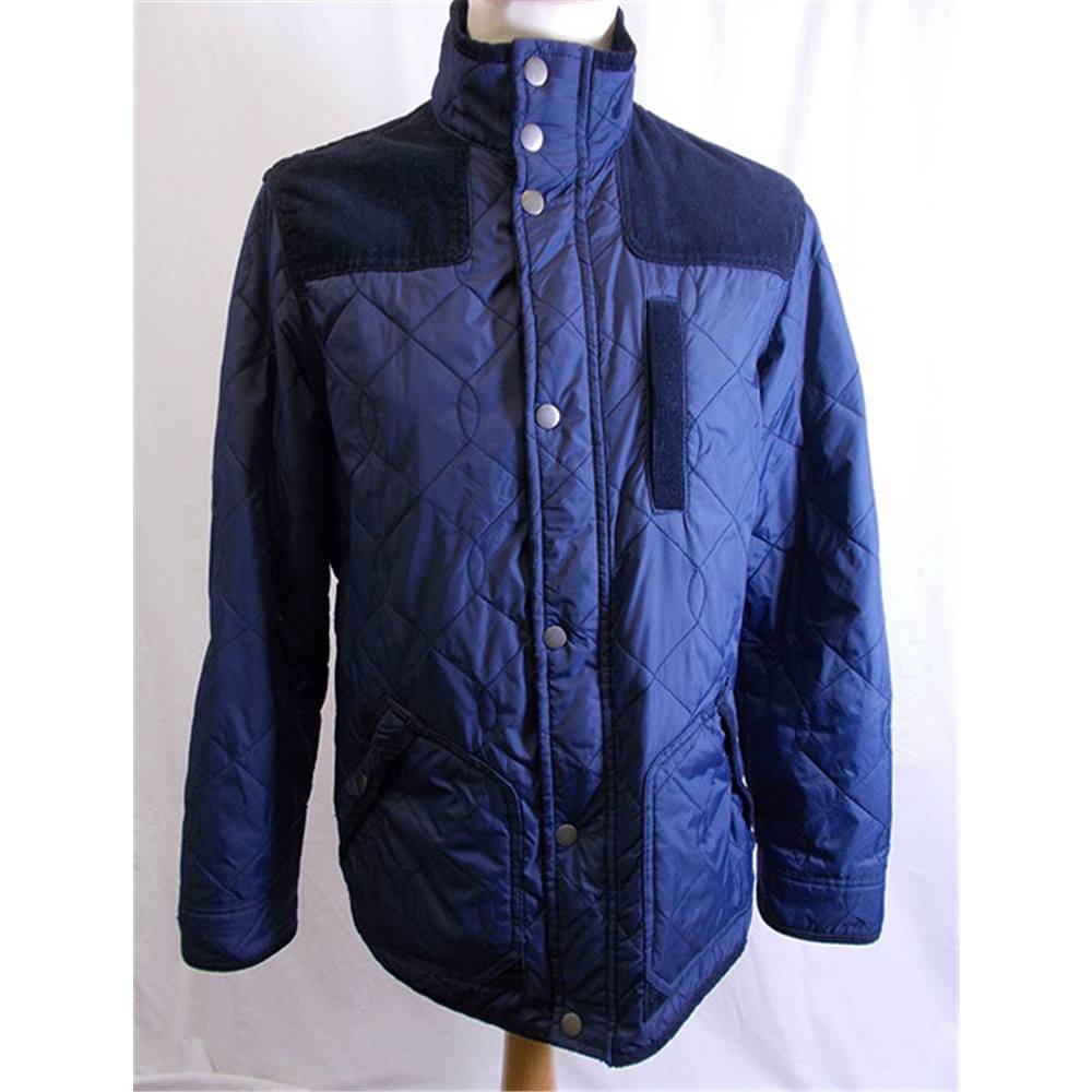 George - Size: M - Men's Navy Blue - Quilted jacket | Oxfam GB | Oxfam ...
