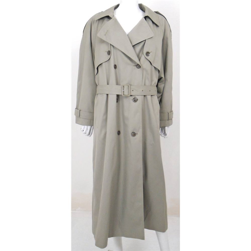 The Royal Collection By Dannimac Grey Size 18 Grey Trench Coat | Oxfam ...