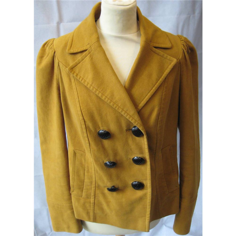 Betty Jackson Black mustard corduroy jacket size 12/Eur 40 Betty ...