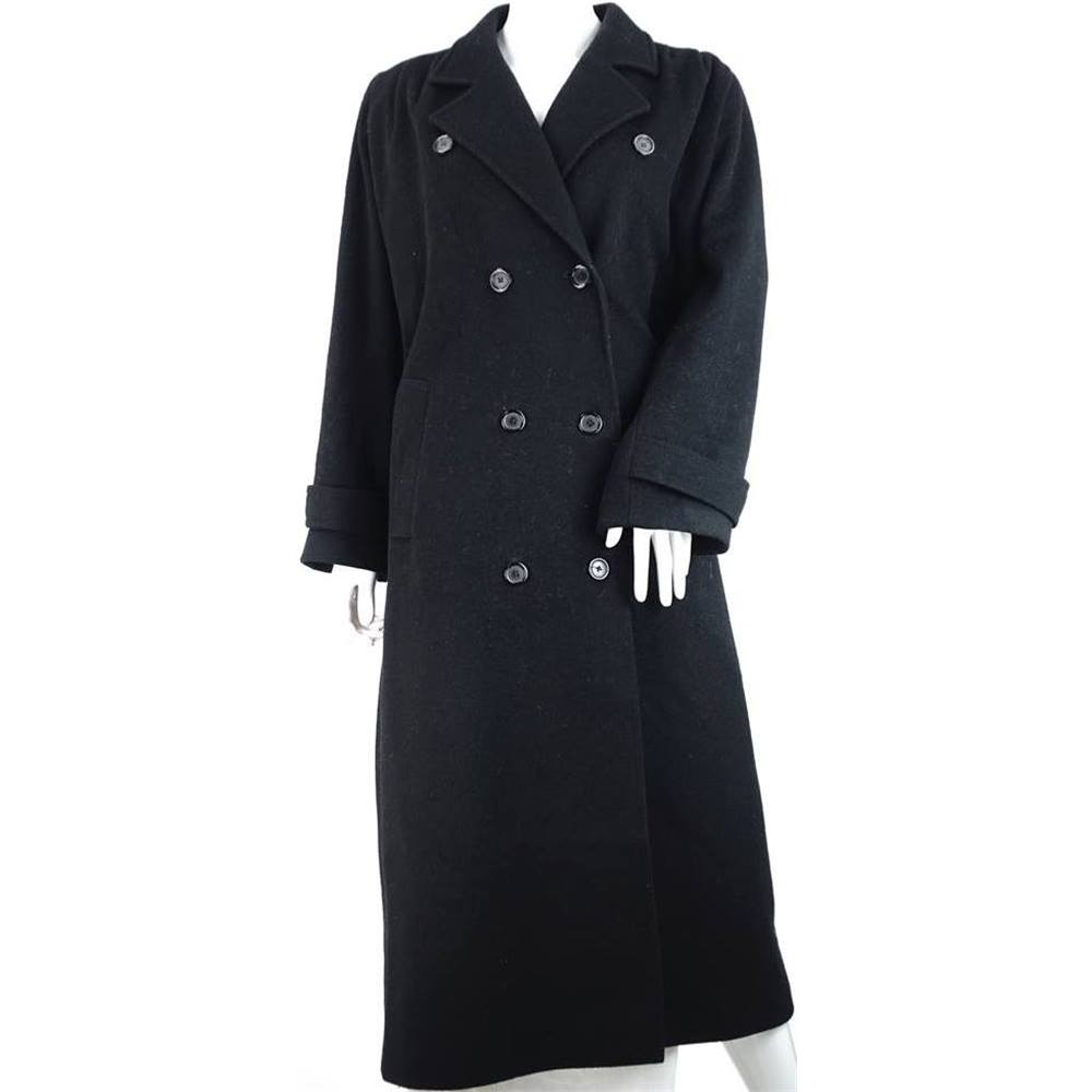 Windsmoor size: 10 black pure new wool smart winter coat | Oxfam GB ...