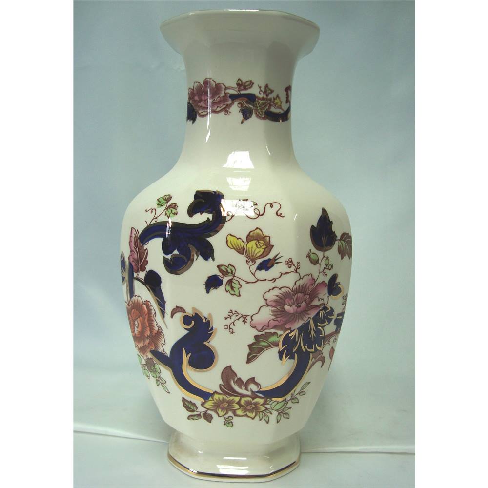 Masons Ironstone Mandalay Blue Vase | Oxfam GB | Oxfam’s Online Shop