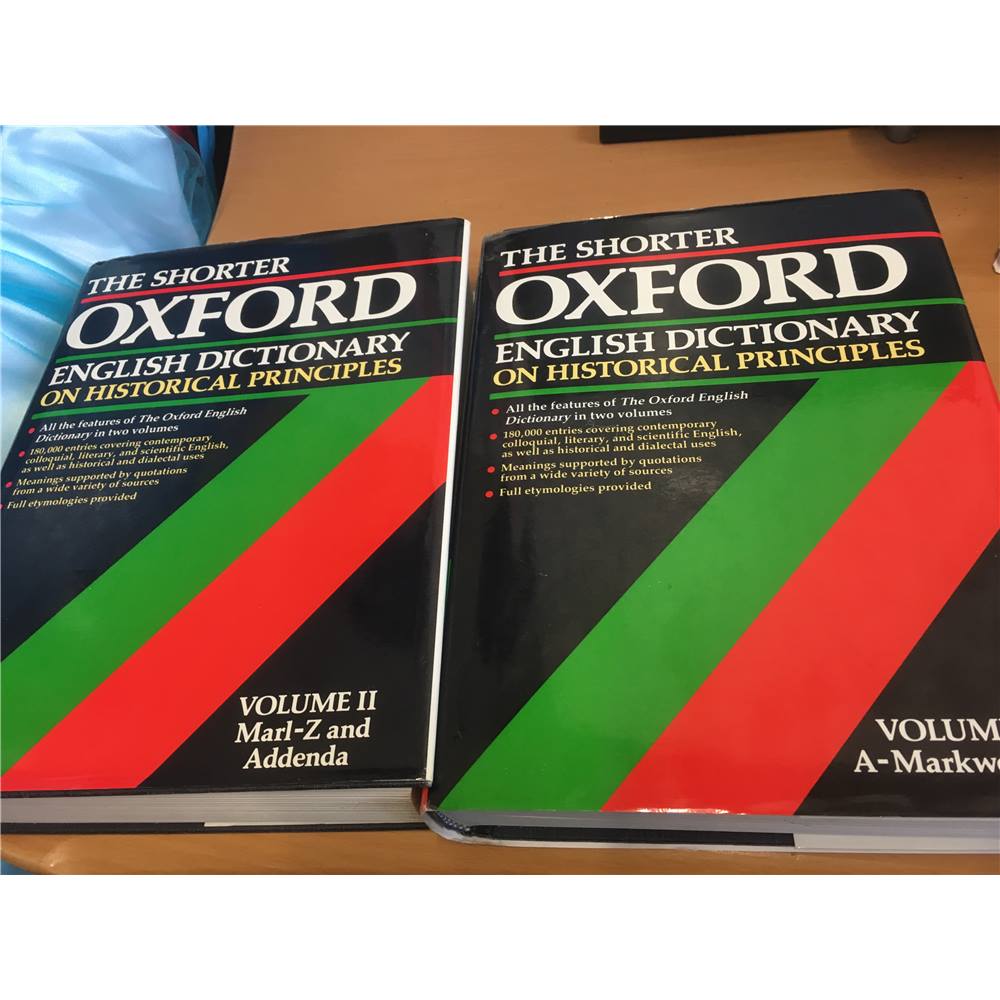 new shorter oxford english dictionary