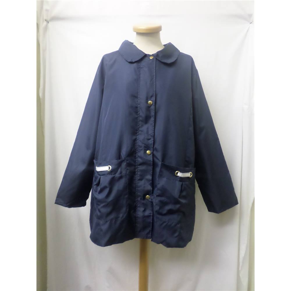 Anne De Lancay - Size: 18/20 - Blue - Raincoat | Oxfam GB | Oxfam’s ...
