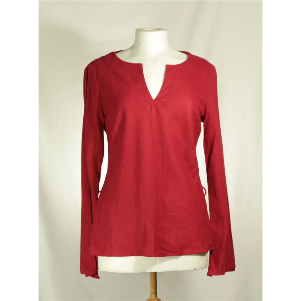 Florence and Fred - Size: 12 - Red - Blouse | Oxfam GB | Oxfam’s Online ...