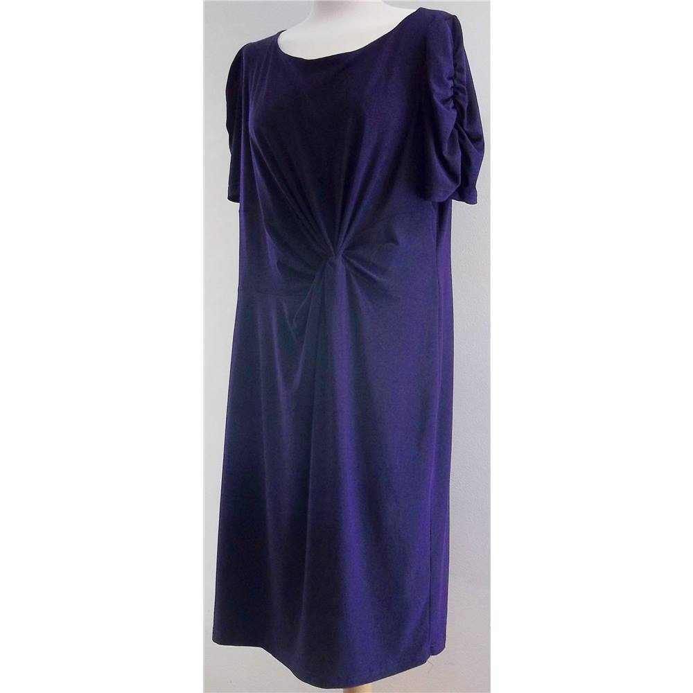 Roman - Size: 20 - Purple - Knee length dress | Oxfam GB | Oxfam’s ...