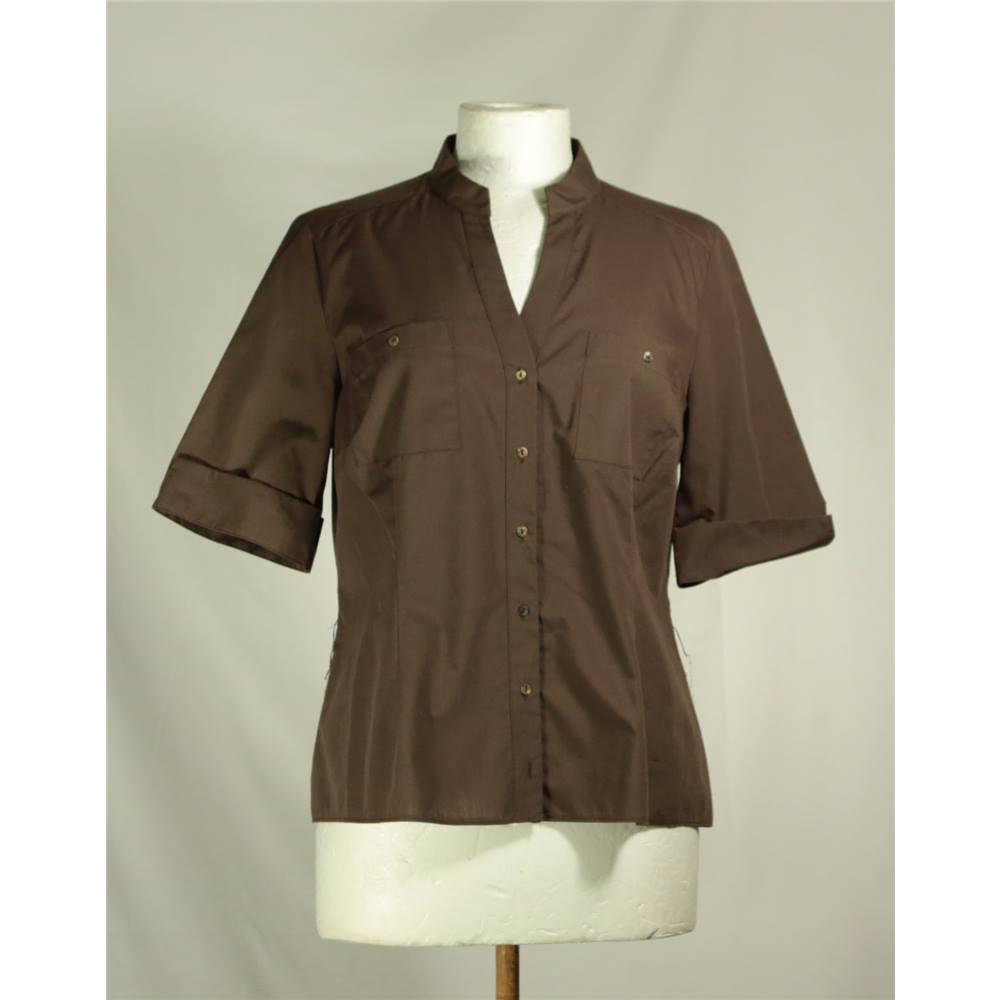 BNWT Florence and Fred - Size: 14 - Brown - Blouse | Oxfam GB | Oxfam’s ...