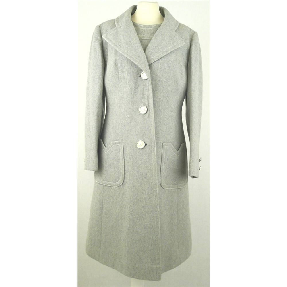 1960 s Mark Russell approx 14 grey marl wool coat and dress | Oxfam GB ...