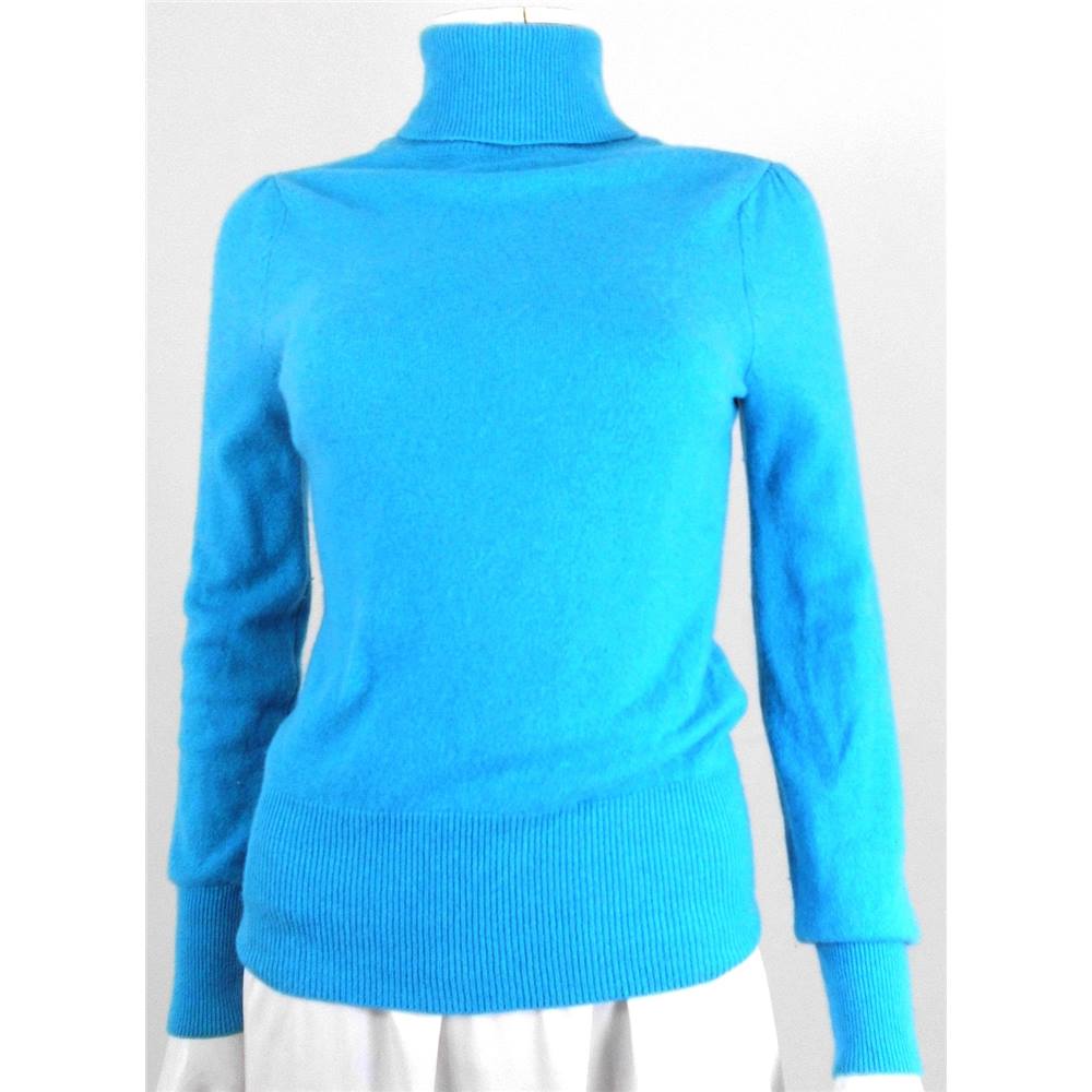 Marks and Spencer Size 8 Aqua Roll Neck Jumper | Oxfam GB | Oxfam’s ...