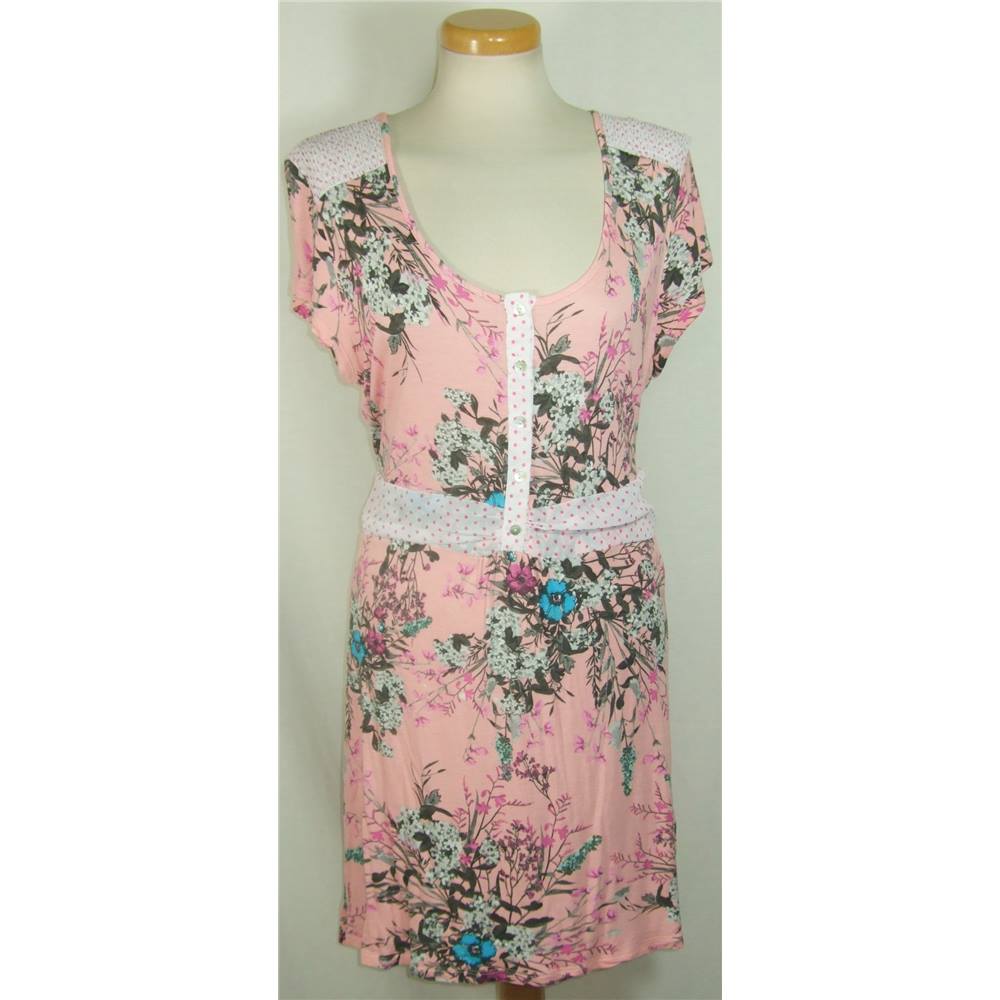 Joe Browns Size 16 Pink Floral Tunic/mini Dress | Oxfam GB | Oxfam’s ...