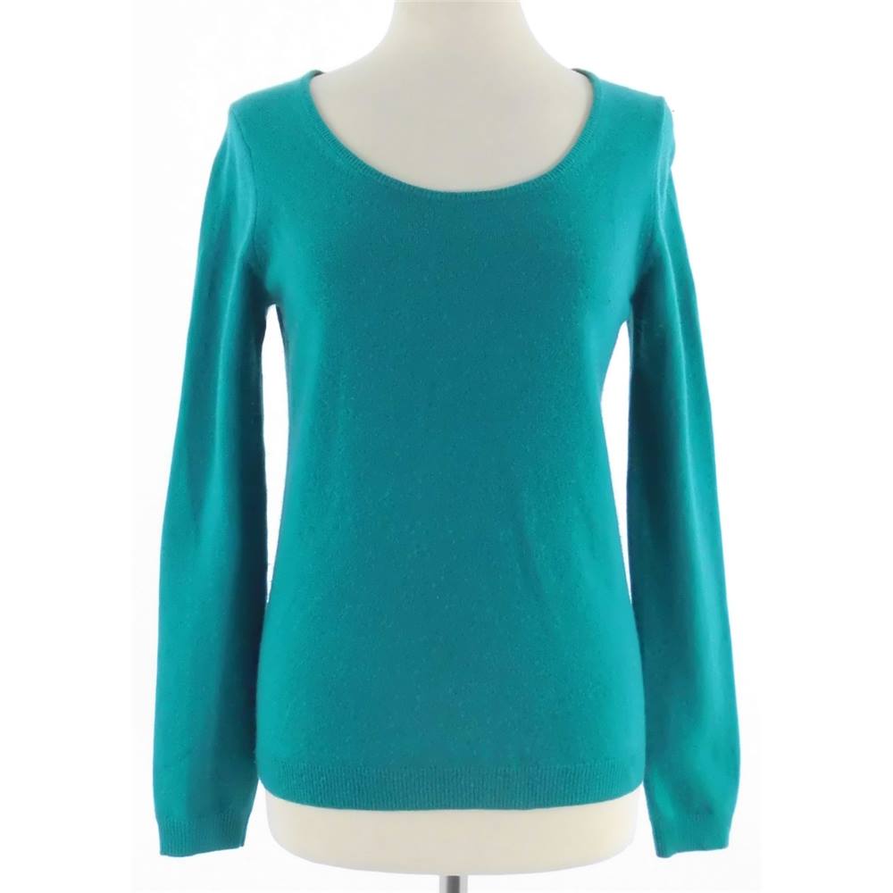 Uniqlo Forest Green Scoop Neck Cashmere Jumper Size XS | Oxfam GB ...