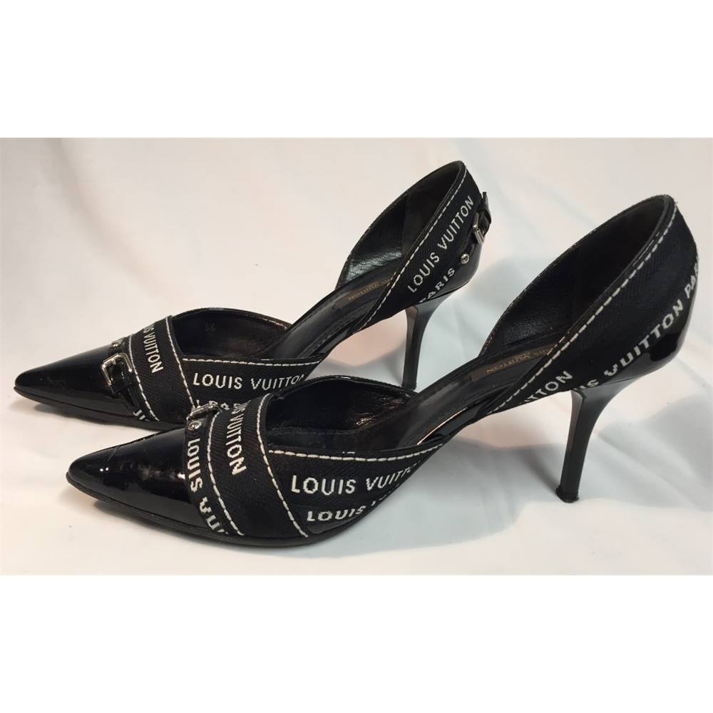Louis - Vuitton - Black - and - White - Court - Shoe - Size 3.5 | Oxfam GB | Oxfam’s Online Shop