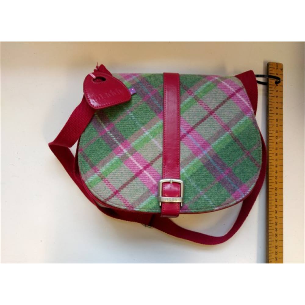 Ness tartan handbag Ness - Size: M - Multi-coloured - Handbag | Oxfam ...
