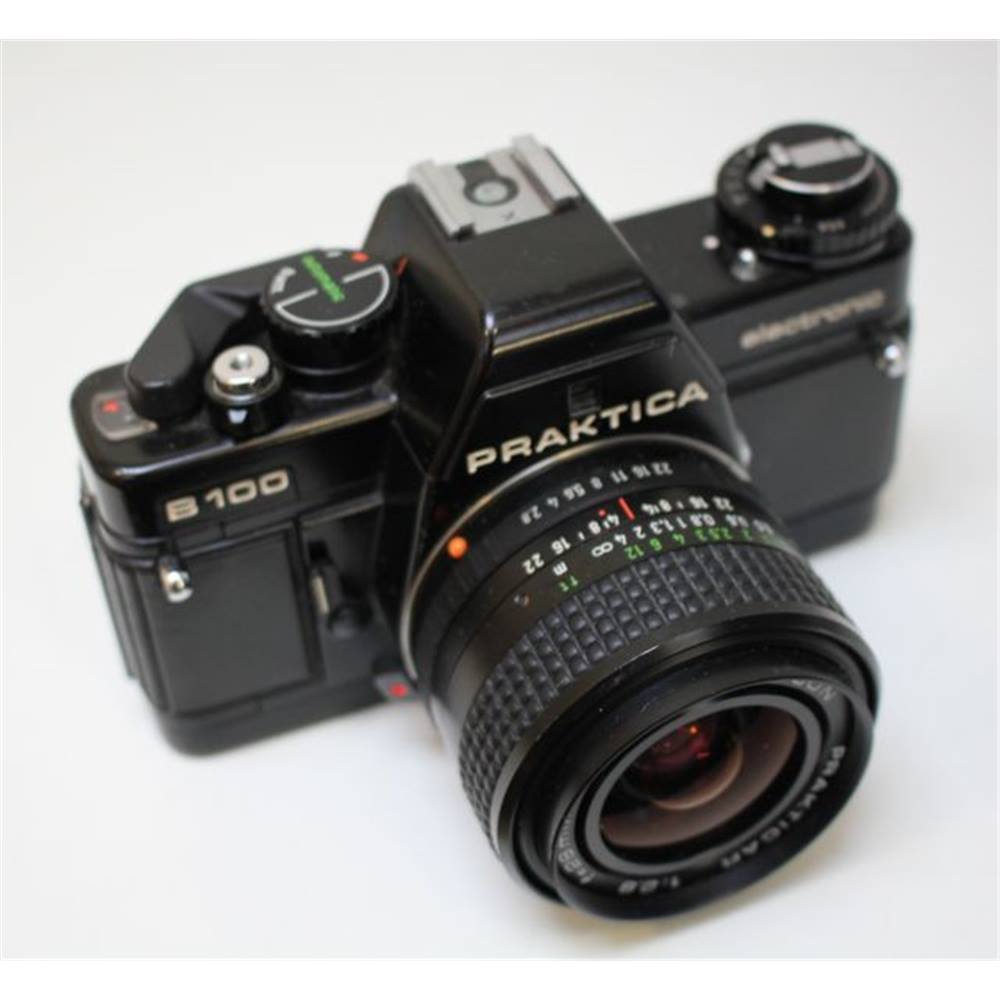 Praktica B100 Electronic 35mm SLR Camera With Pentacon 28mm Lens ...