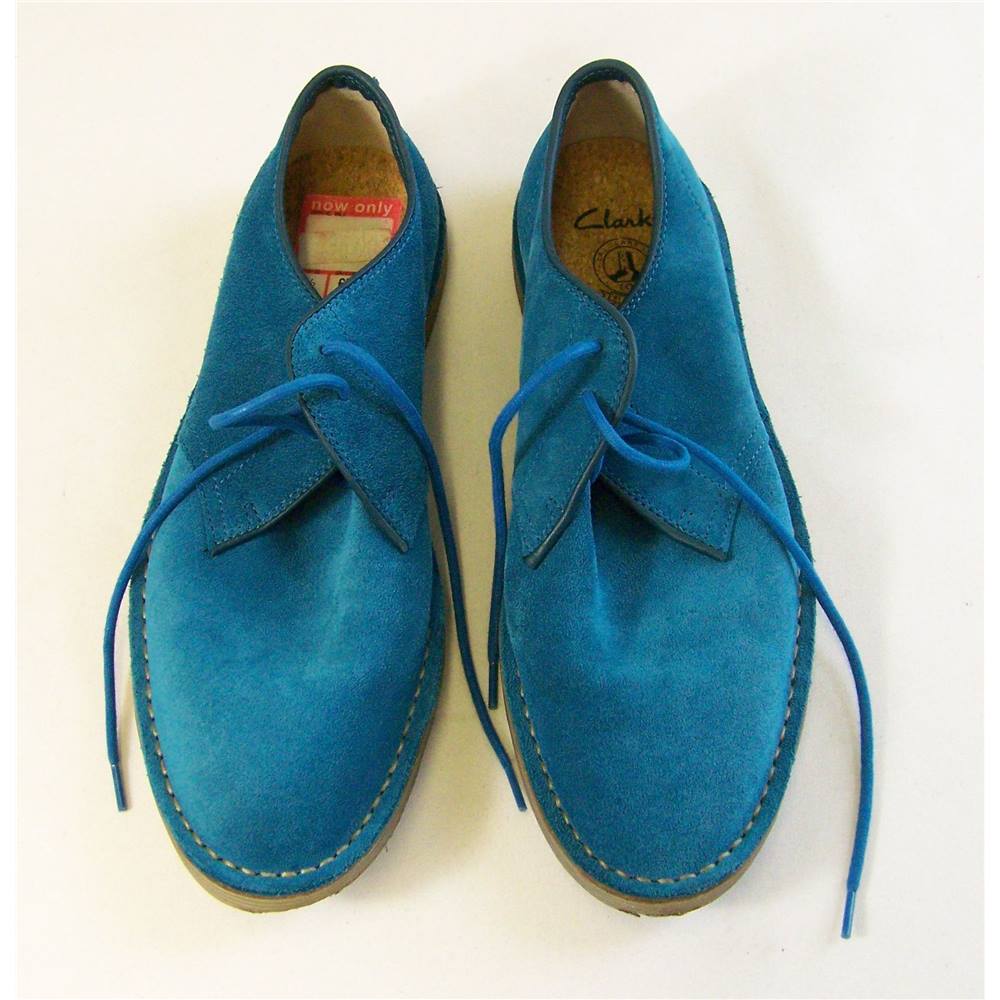 Clarks Shoes - Size: 7.5 - Turquoise Suede Shoes | Oxfam GB | Oxfam’s ...