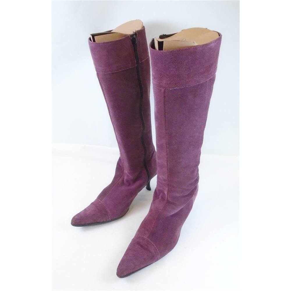 Russell and Bromley - Size: 6 - Purple Suede - Boots | Oxfam GB | Oxfam ...