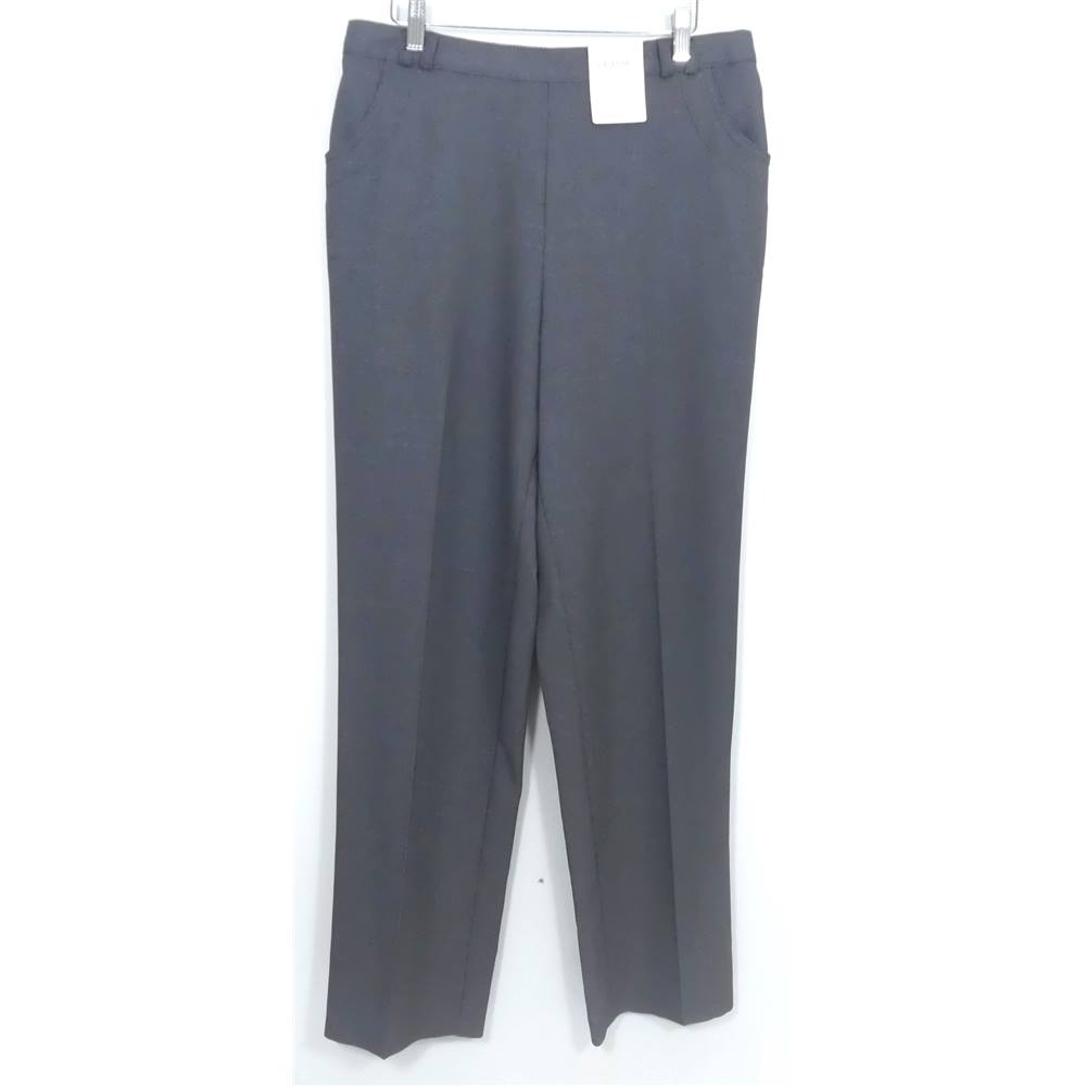 BNWT Marks & Spencer Collection CLASSIC Grey Tapered Leg Trousers UK ...