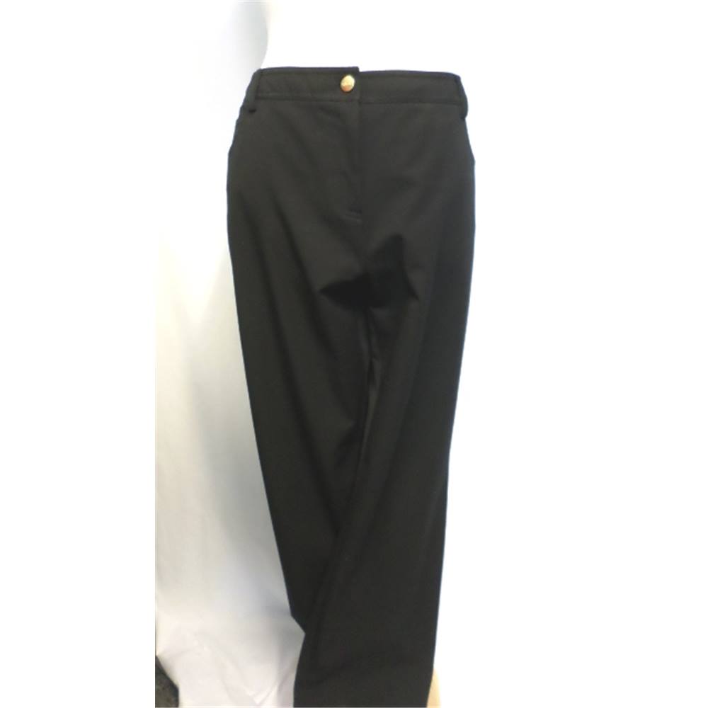 Viyella - Black - Trousers UK 16 | Oxfam GB | Oxfam’s Online Shop