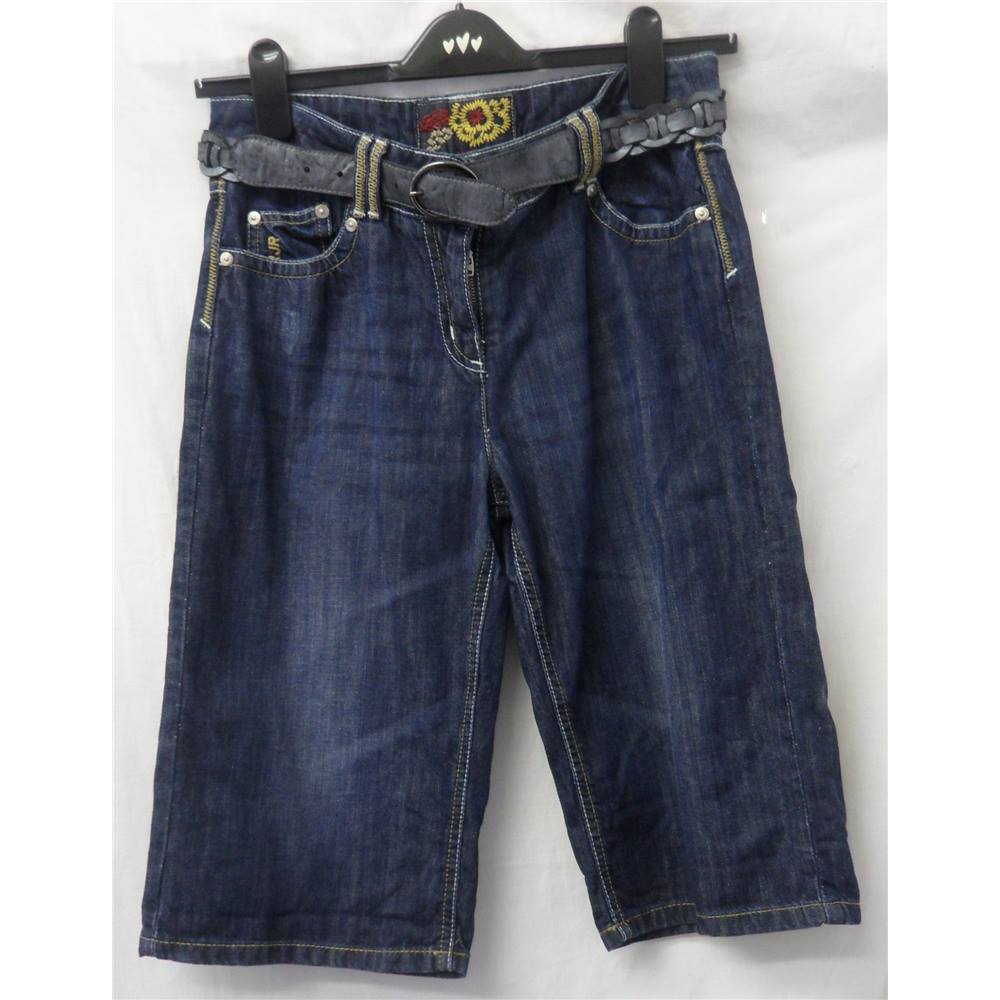 Rocha John Rocha - Size: 12s - Denim blue - Cropped jeans | Oxfam GB ...