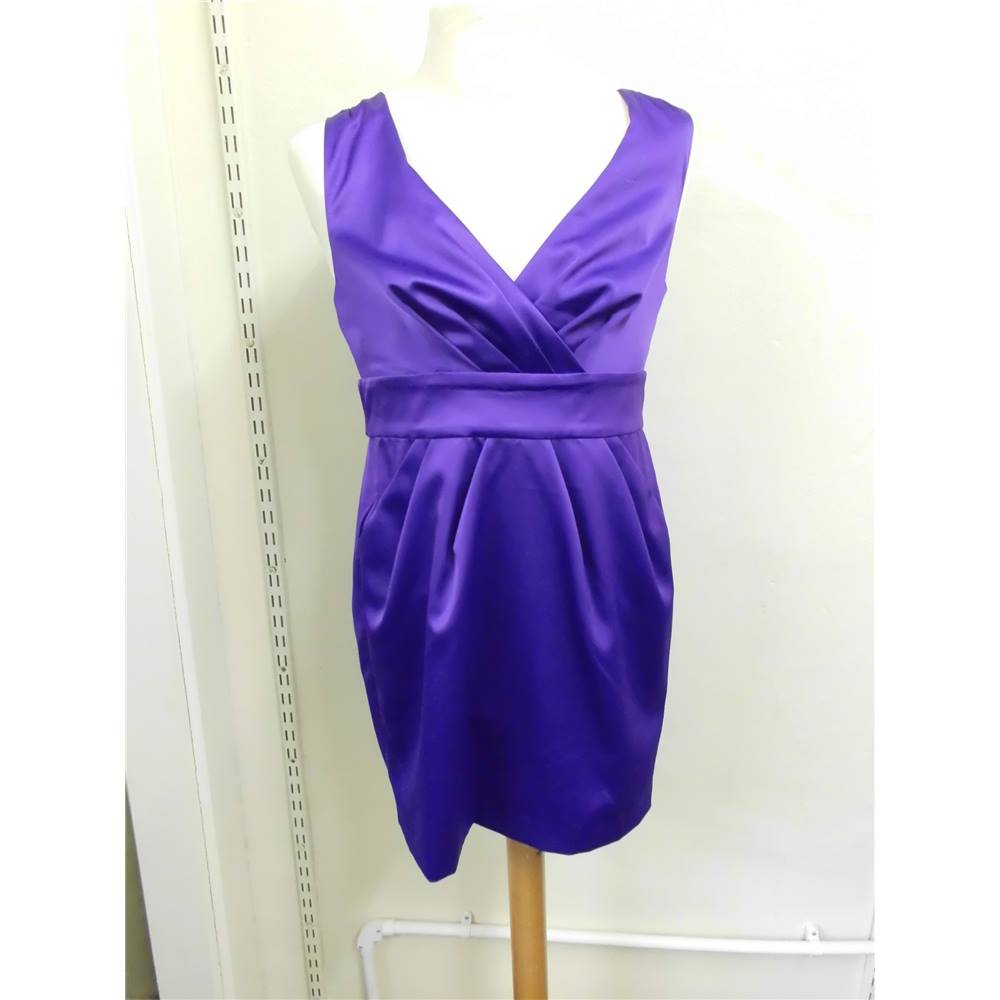 BRAND NEW shiny purple dress NEW LOOK size 12 New Look - Size: 12 ...