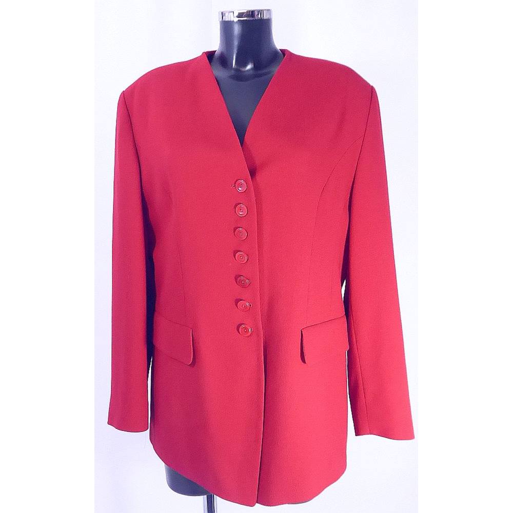 Betty Barclay Jacket - Red - Size 18 Betty Barclay - Size: 18 - Red ...