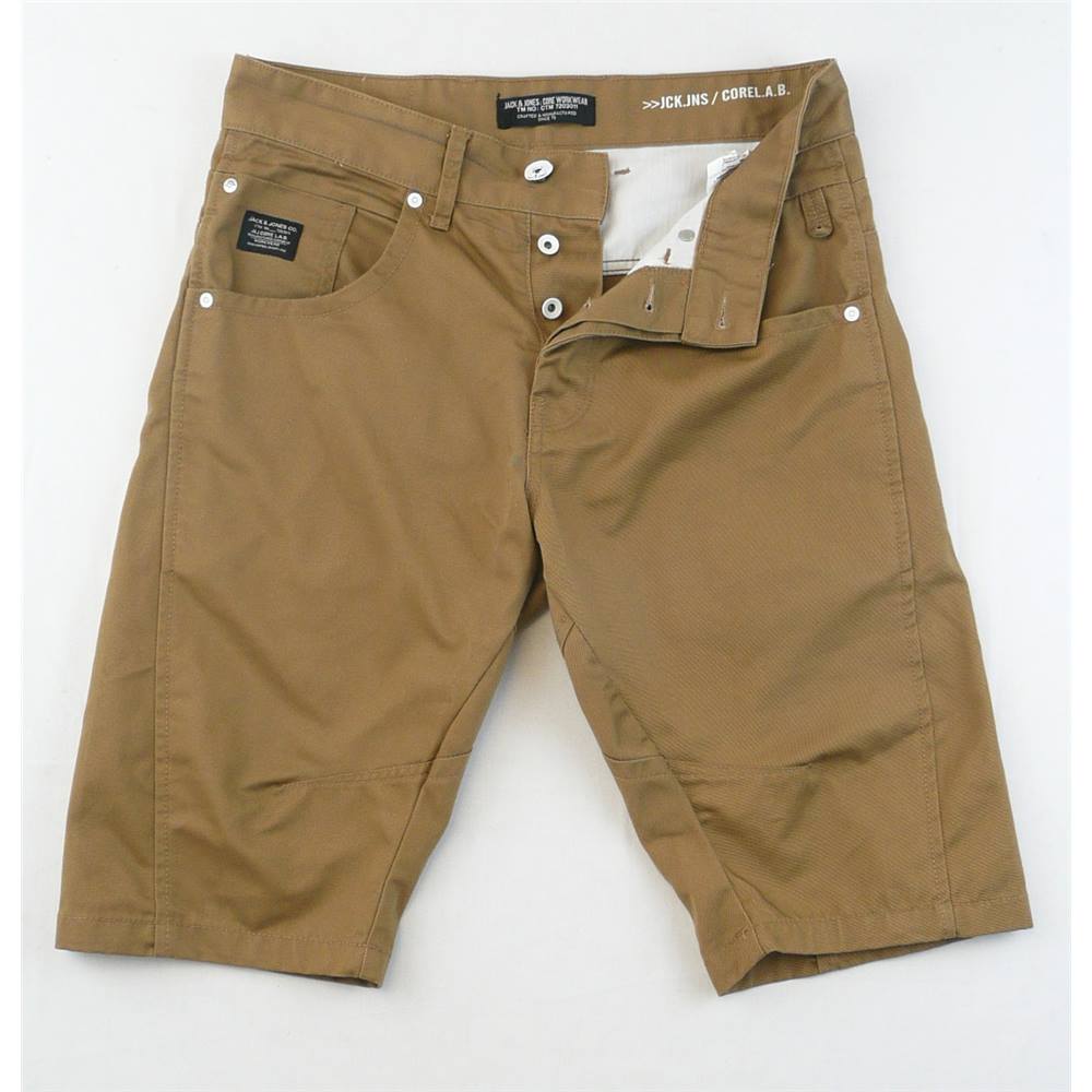 Jack Jones Co. - Size M - Light brown - Core Workwear shorts | Oxfam GB ...