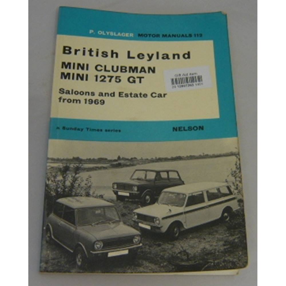 Motoring Manual 112 British Leyland Mini Clubman Mini 1275 Gt