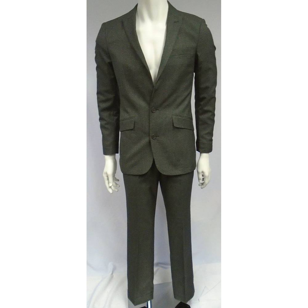 Tesco F&F Suit - Size 38R- Brown Check F&F by Tesco - Size: M - Brown ...