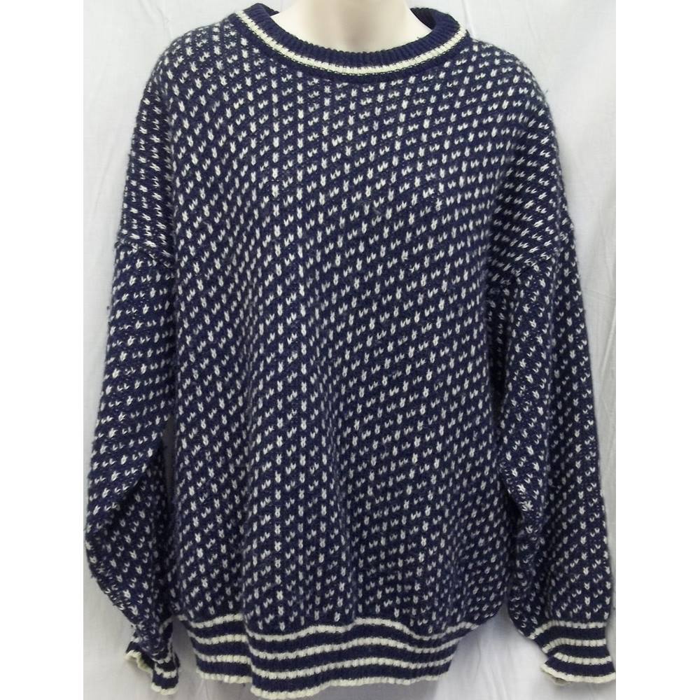 Karrson Blue Norwegian Knitted Jumper Size Large | Oxfam GB | Oxfam’s ...