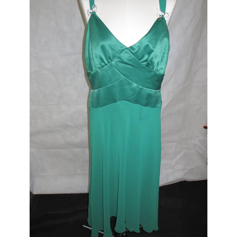 Nicholas Millington Emerald Green Dress Bridesmaid