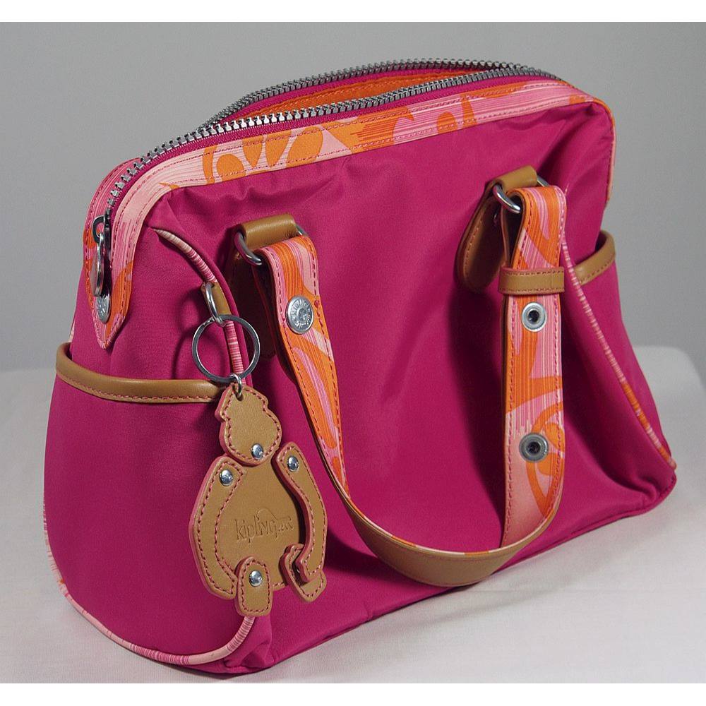 kipling luggage pink