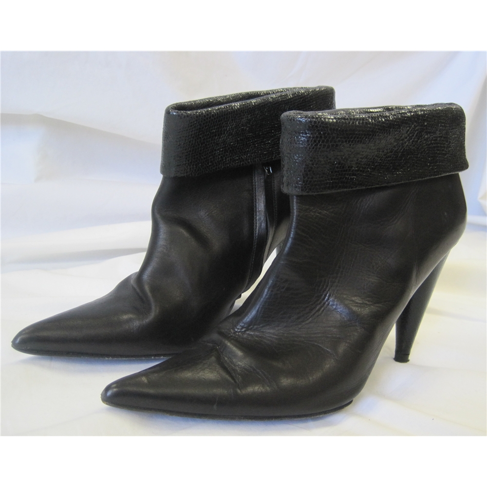 Lulu Guinness Size 6 Black Stiletto Ankle Boots | Oxfam GB | Oxfam’s ...