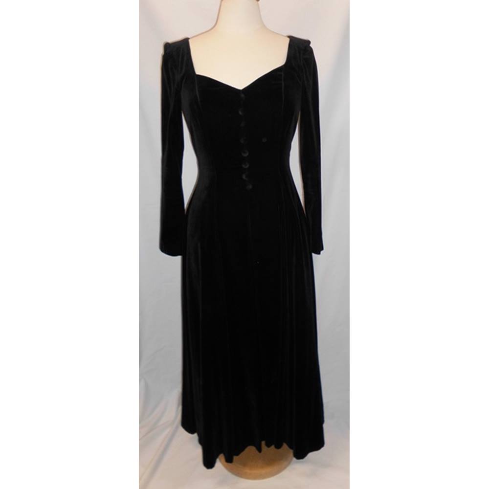 Vintage Monsoon - Size: 12 - Black velvet dress | Oxfam GB | Oxfam’s ...