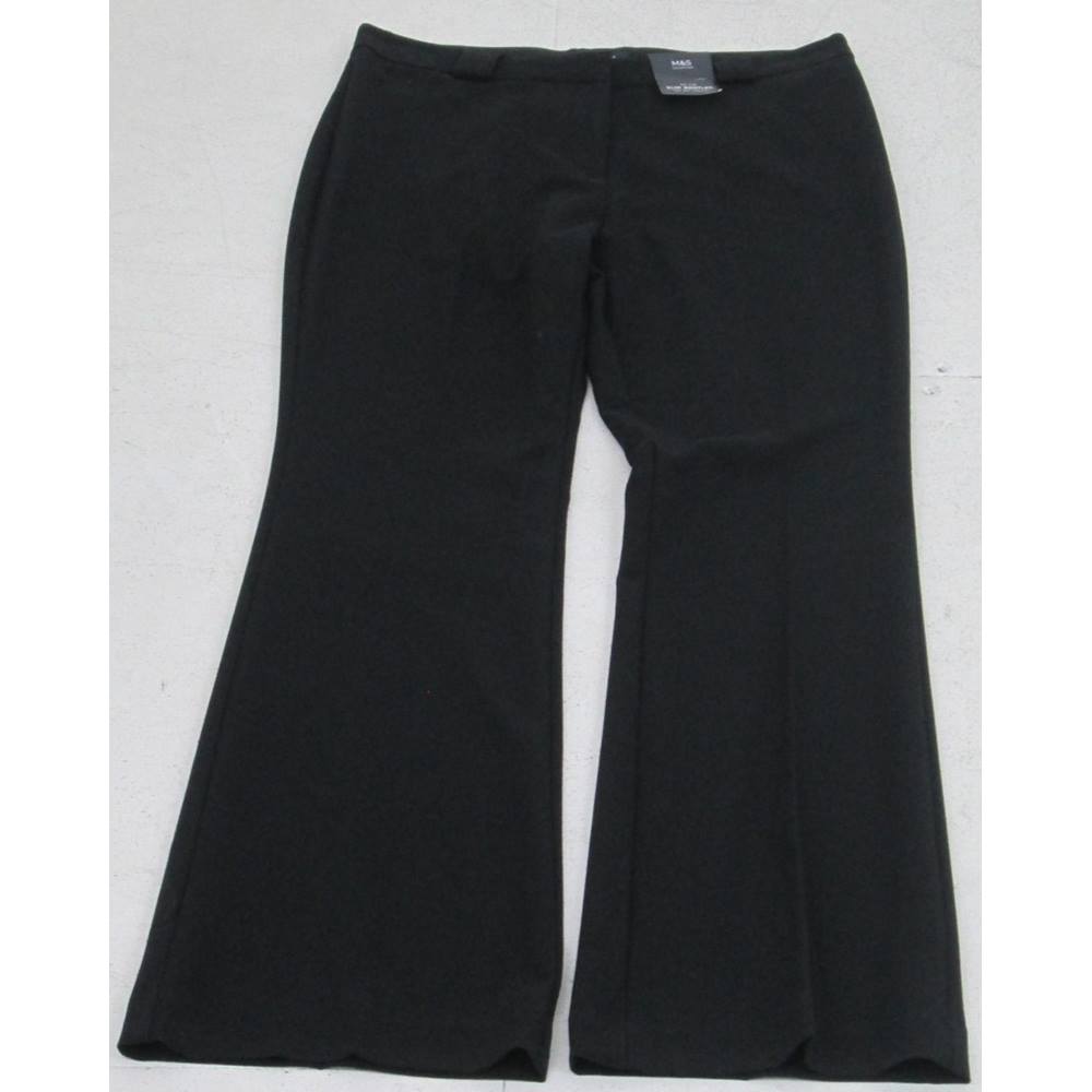NWOT M&S Collection - Size: 18 black slim bootleg trousers | Oxfam GB ...