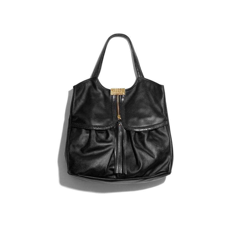 Jimmy Choo For H M Extra Large Black Leather Shoulder Handbag Jimmy Choo For H M Extra Large Black Leather Shoulder Handbag Loading Zoom