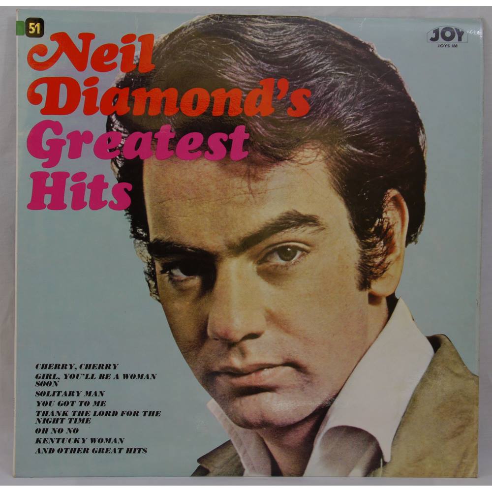 Neil Diamond - Greatest Hits Neil Diamond - JOYS188 | Oxfam GB | Oxfam ...