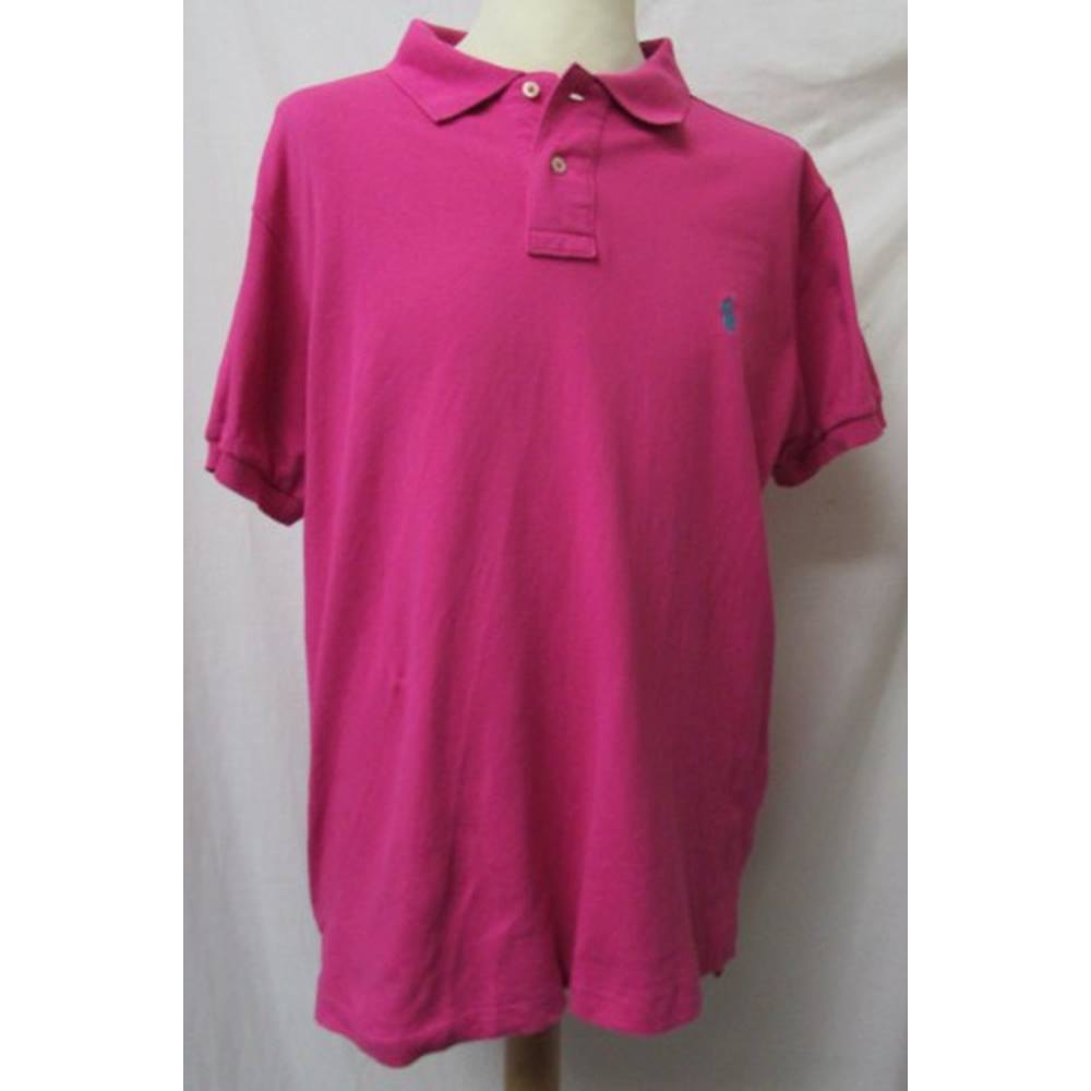 Ralph Lauren - Size: L - Hot Pink - Polo shirt | Oxfam GB | Oxfam’s ...