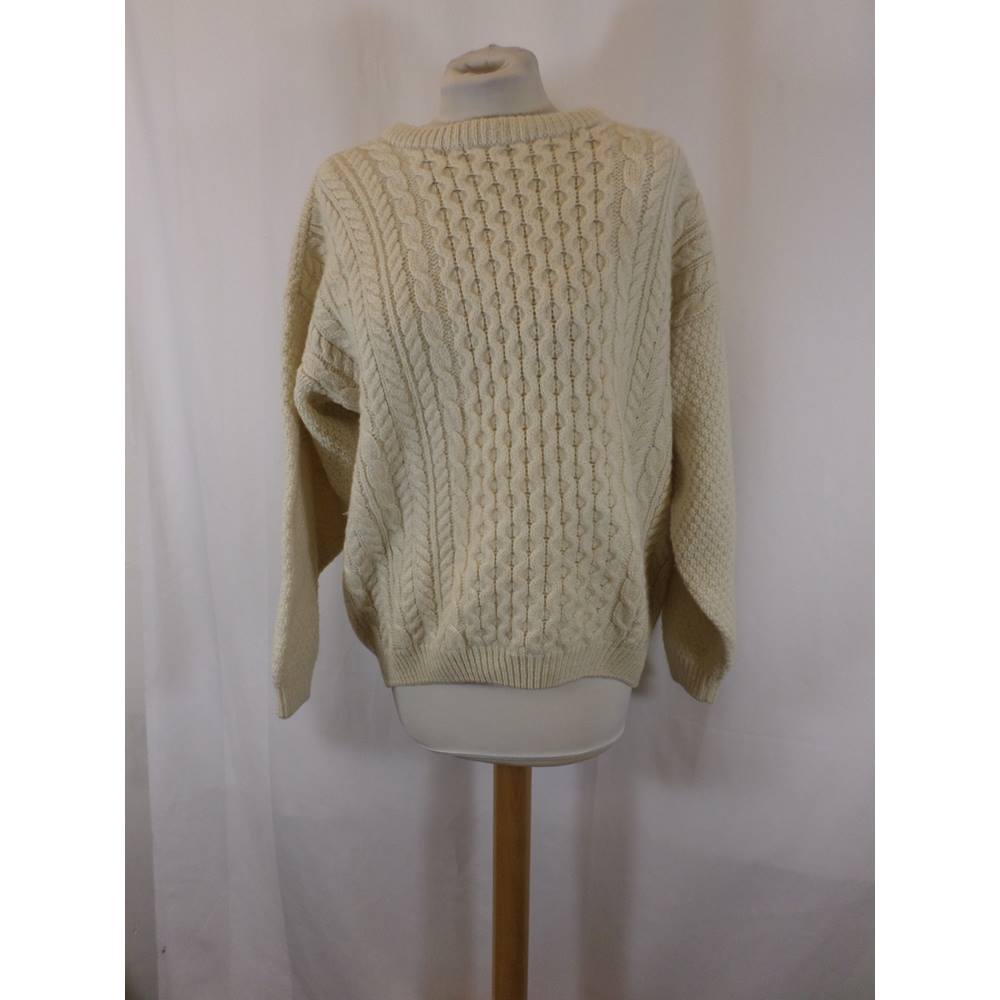 Highland Home Industries - Size: L - Cream / ivory - Sweater | Oxfam GB ...