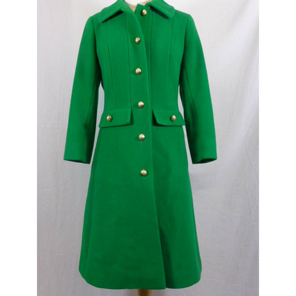 Vintage emerald green coat by Aquascutum - Size: 14 - Green - Smart ...