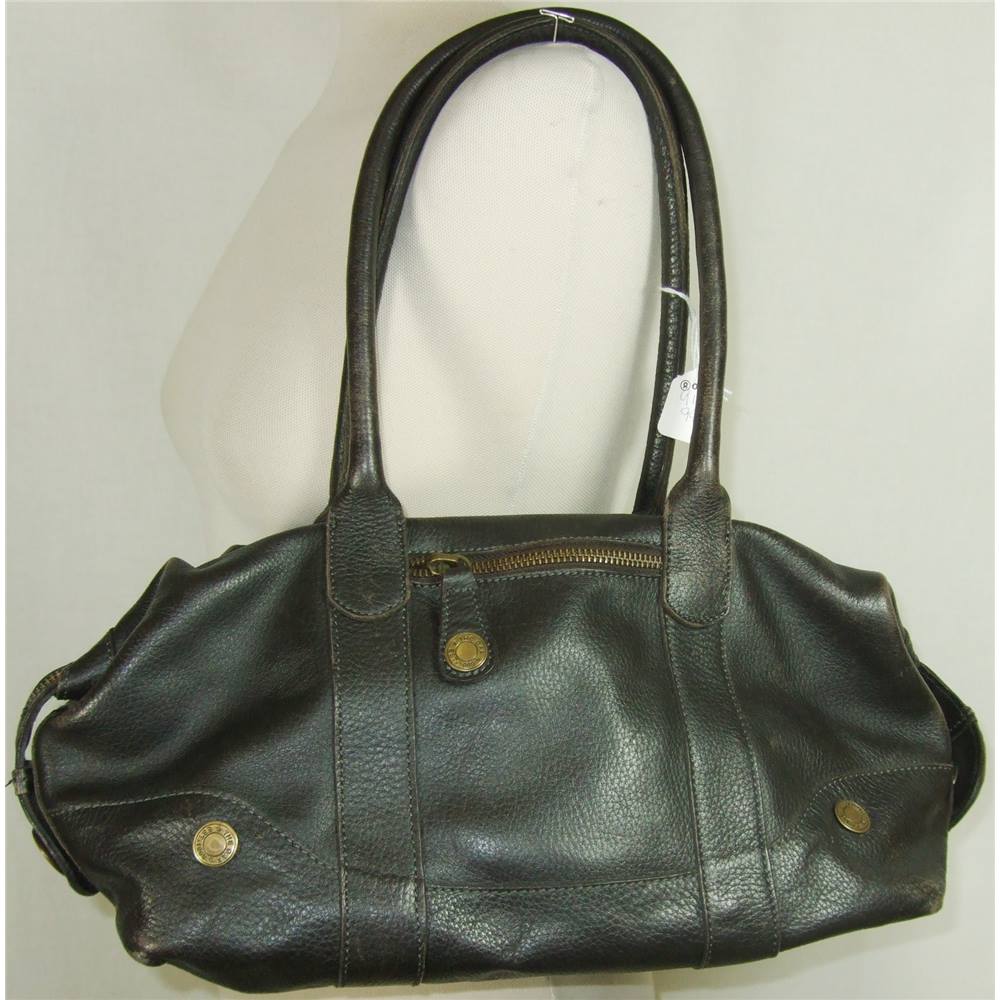 GAP dark brown leather handbag | Oxfam GB | Oxfam’s Online Shop
