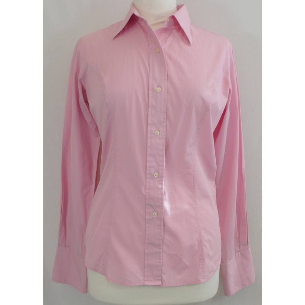 T M Lewin - Size: 10 - Pink - Long sleeved shirt | Oxfam GB | Oxfam’s ...