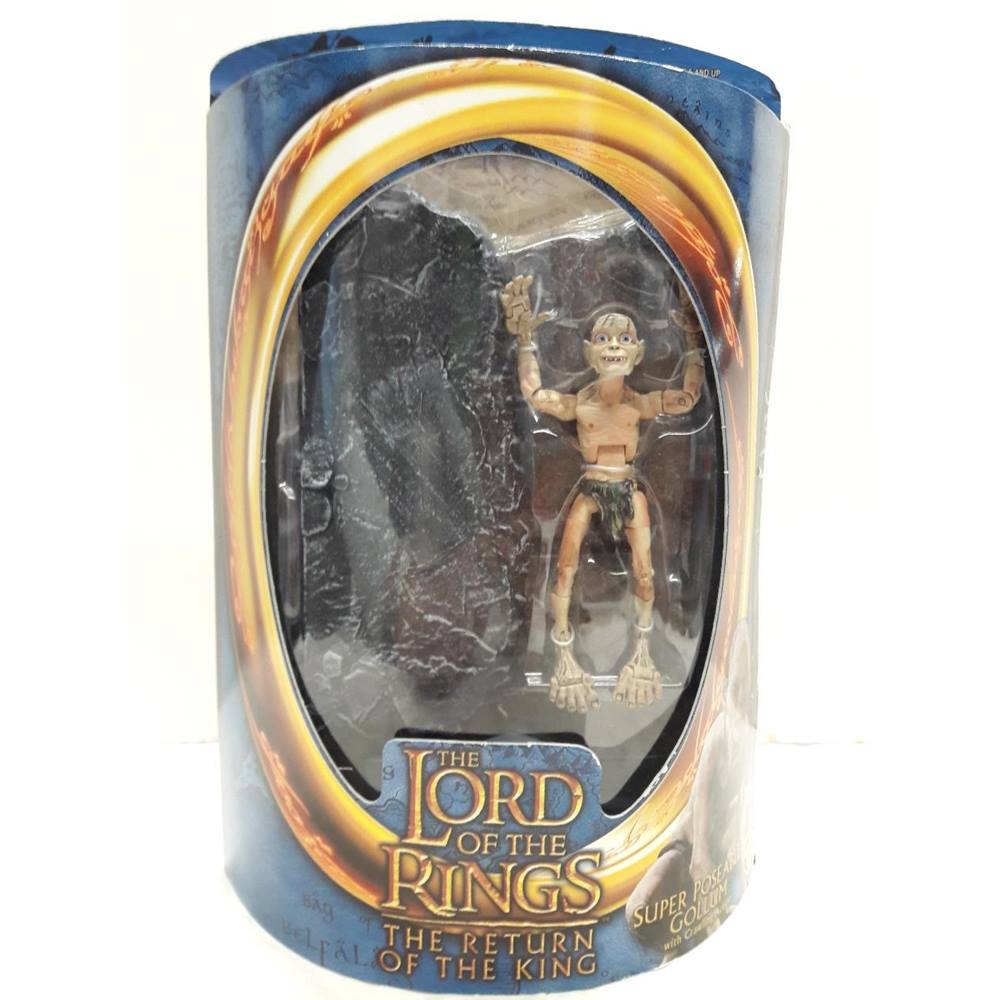lord of the rings: return of the king super poseable gollum action figure