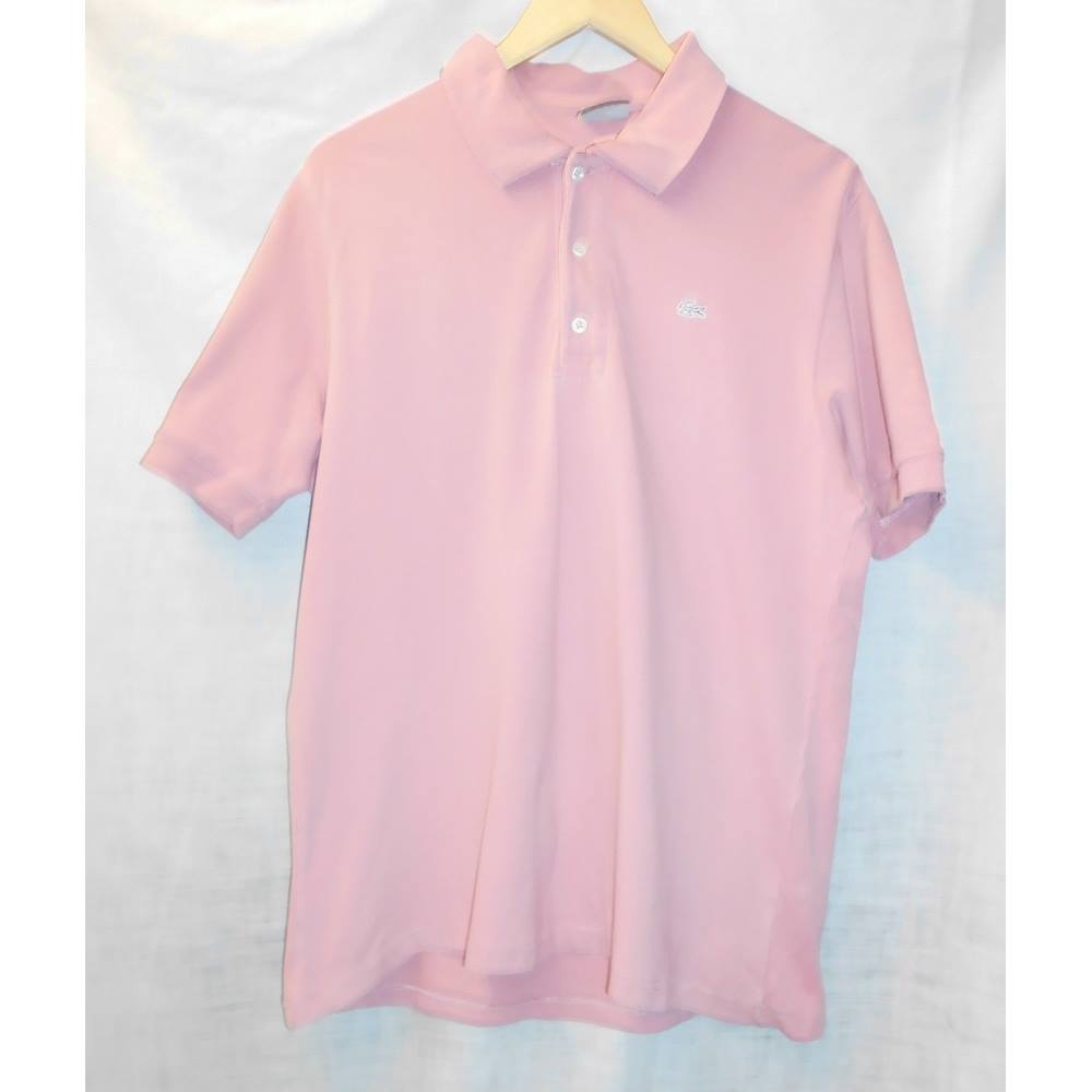 Lacoste - Size: Large - Pink - Polo shirt | Oxfam GB | Oxfam’s Online Shop
