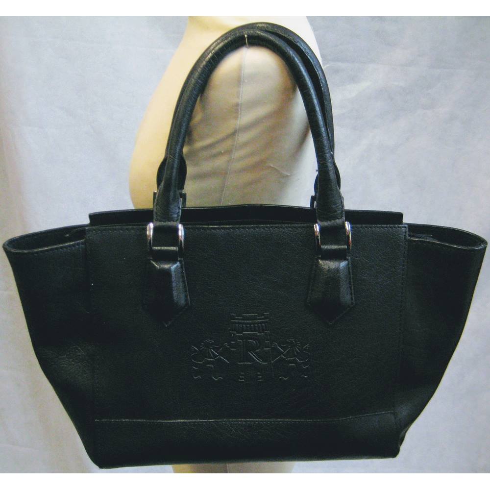 rowallan black leather bags