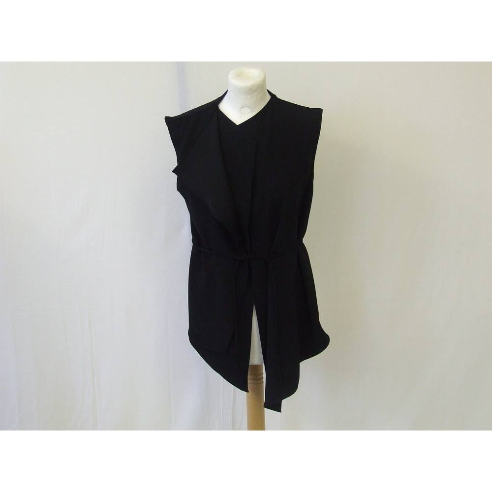 ZARA WOMEN - Women's Black Sleeveless Jacket Zara - Size: S - Black ...