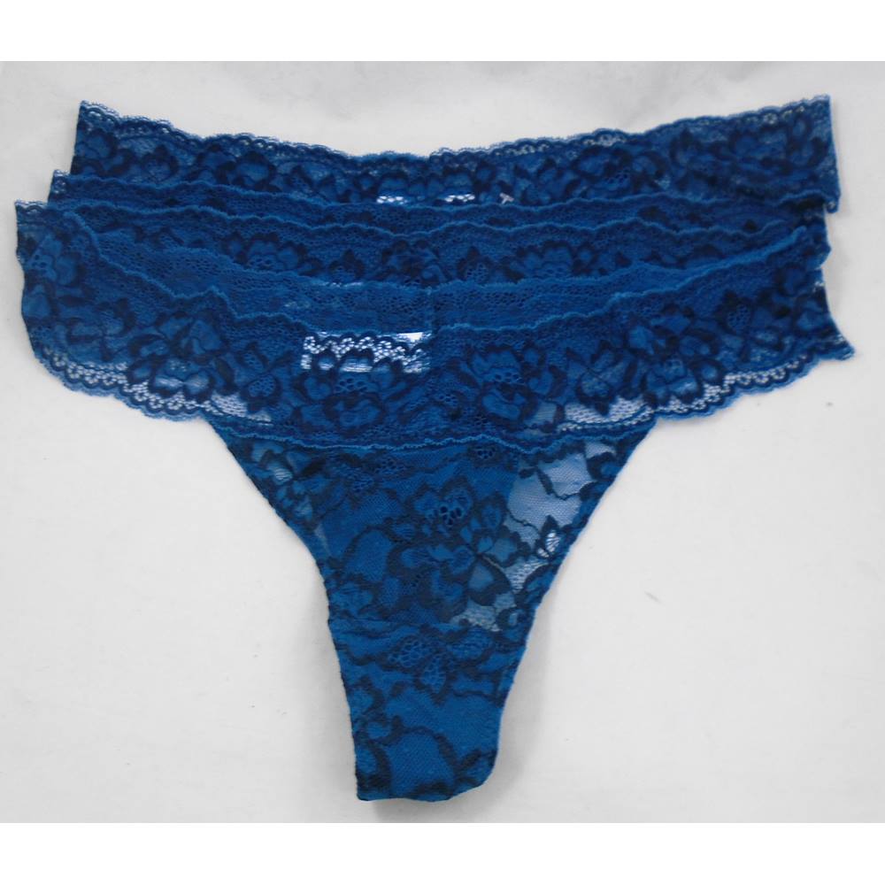 BNWOT M&S 3 pairs blue thongs Size 12 | Oxfam GB | Oxfam’s Online Shop