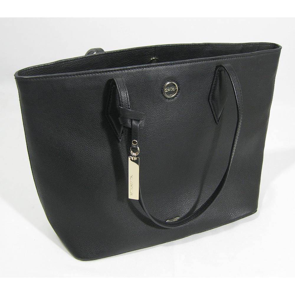 Paul Costello Leather Handbag - Black - Size L Paul Costelloe - Size: L ...
