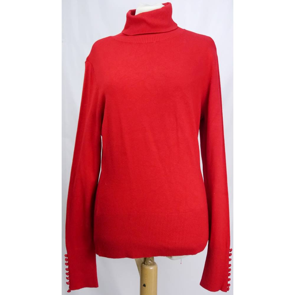 HIJKLM UVWXYZ - Size: M - Red - Jumper | Oxfam GB | Oxfam’s Online Shop