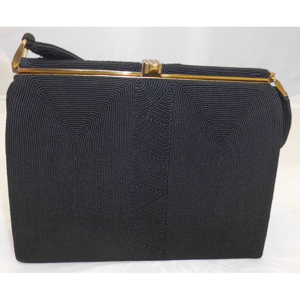 Corde Handbag Evening Bag Black 1940 S Oxfam Gb Corde Handbag Evening Bag Black 1940 S Loading Zoom
